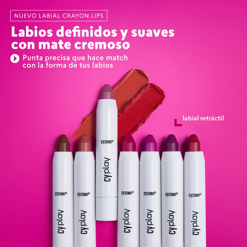 Nuevo-labial-en-barra-con-acabado-Mate-Crayon-Lips-Cyplay