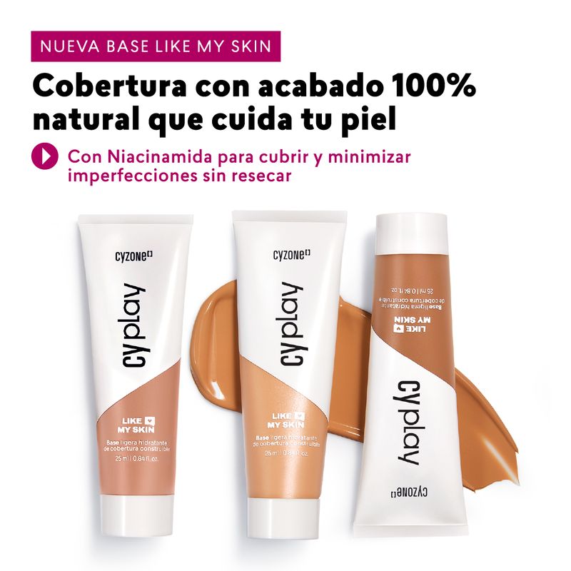 Cobertura-con-acabado-100---natural-de-la-base-de-maquillaje-Like-My-Skin